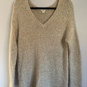 Cream Oatmeal Colored Garage Brand Sweater
